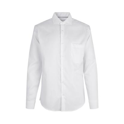 Seven Seas SS310 Royal Oxford skjorte, modern, hvid