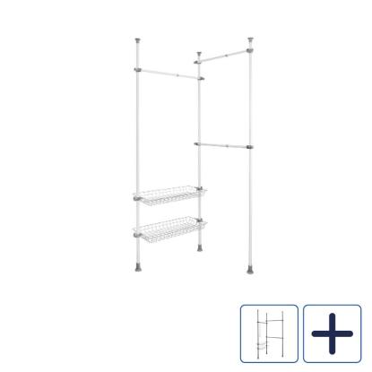 WENKO Hercules Duo teleskopsystem, 164-215 x 165-300 cm