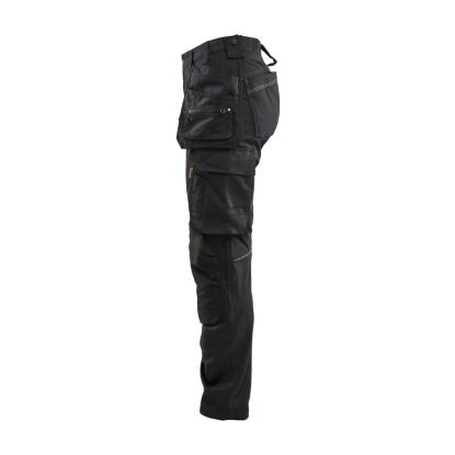 Blåkläder 7132 dame håndværker buks med stretch, sort