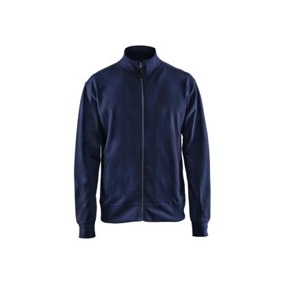 Blåkläder 3371 sweatshirt full zip, marineblå