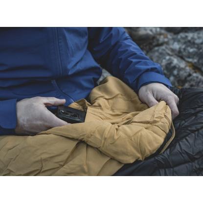easy camp Falcon IV Mummy sovepose, -9°C, sort, 80 x 255 cm