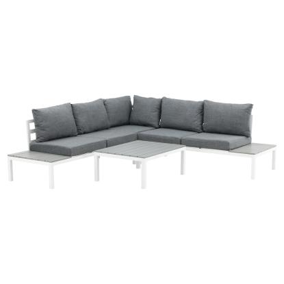 Venture Design Odense hjørnesofasæt, hvid/grå