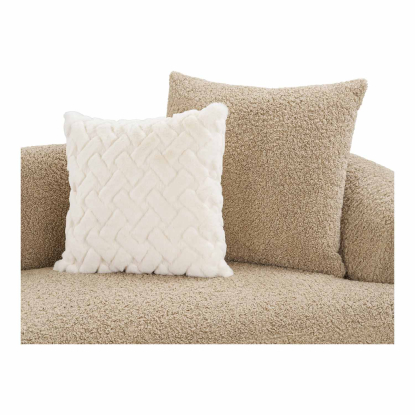 Dali sofa med fire puder, lysebrun