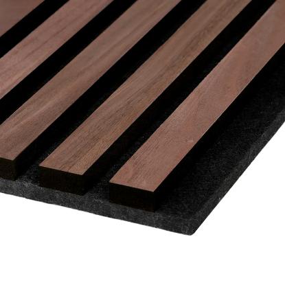 FibroTech PROFF akustikpanel, 605 x 3000 mm, walnut
