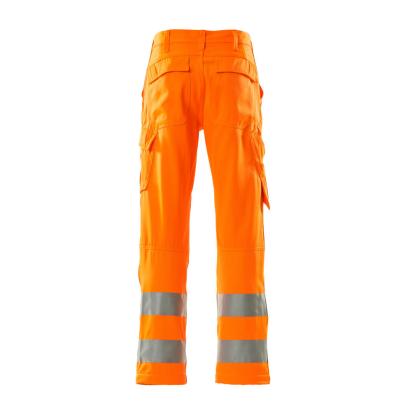 MASCOT SAFE LIGHT Geraldton arbejdsbukser med knælommer, hi-vis orange