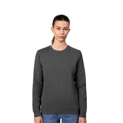 ID PRO Wear CARE 0381 sweatshirt, ubørstet, dame, silver grey