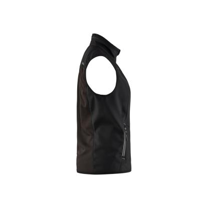 Blåkläder 3851 dame softshell vest, sort/mørk grå