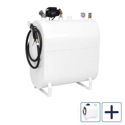 Thyholm dieselolietank, hvid