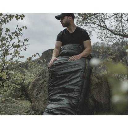 easy camp Falcon III Mummy sovepose, -4°C, grøn, 80 x 255 cm