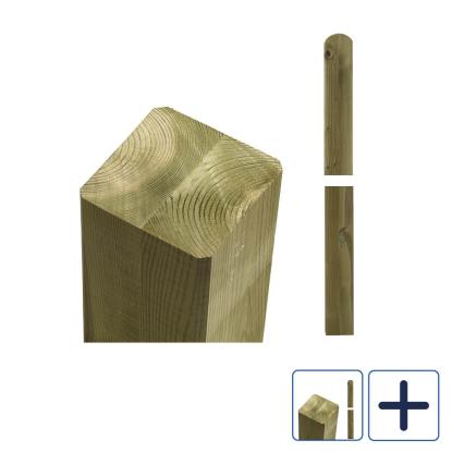 PLUS omlimet stolpe, fyr - 9 x 9 cm