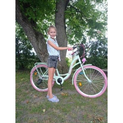 Dallas Bike børnecykel, 26", mintgrøn/pink