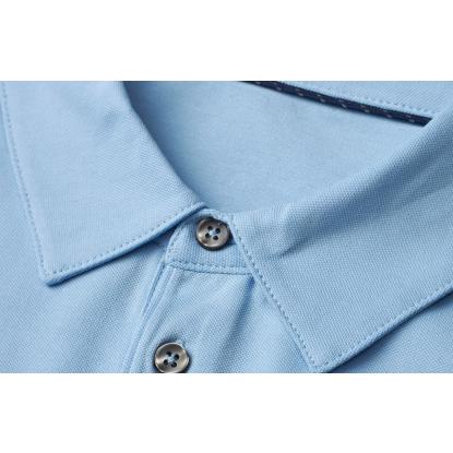 Seven Seas S522 poloshirt, økologisk, lys blå