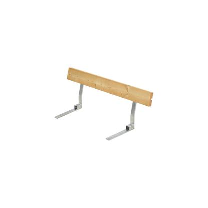 PLUS ryglæn til bord/bænkesæt og cafésæt, ThermoWood®, gyldenbrun/fyr, 118 cm