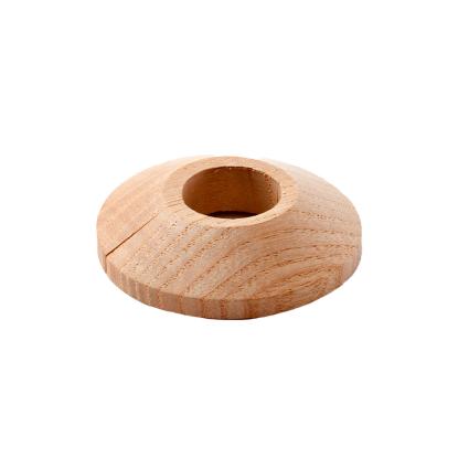 Moland roset, ubehandlet ask, 18 mm rør, udvendig Ø49 mm