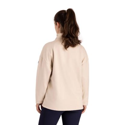 DLX SIOBHAN fleecetrøje, dame, beige