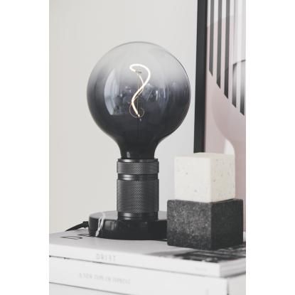 Halo Design Halo bordlampe, 11 cm, Ø12 cm, E27, sort / marmor