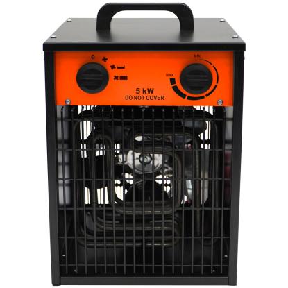 Home It industrivarmeblæser med 3 trin, 400 volt, 5000W