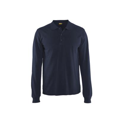 Blåkläder 3388 poloshirt lang ærme, mørk marineblå