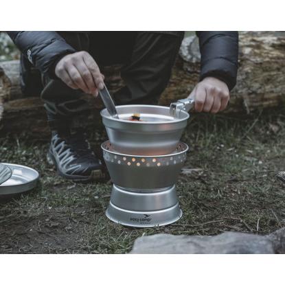 easy camp stormkøkken og spritbrænder, aluminium