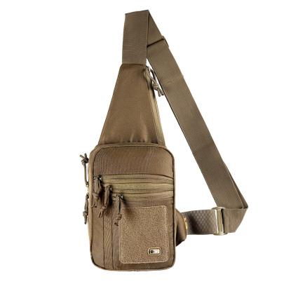 M-TAC Tactical Chest Pack sling bag med velcro og hylster, coyote