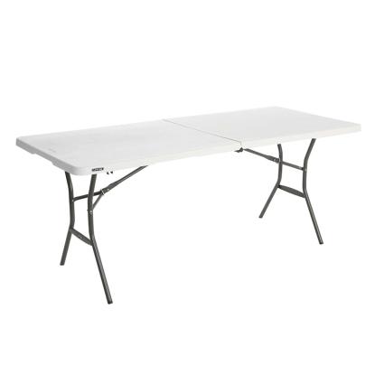 Lifetime sammenklappeligt bord, plast, hvid, 74 x 183 x 76 cm