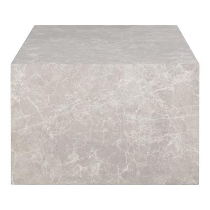 Sofabord, marmor look, beige, 60x80x40 cm