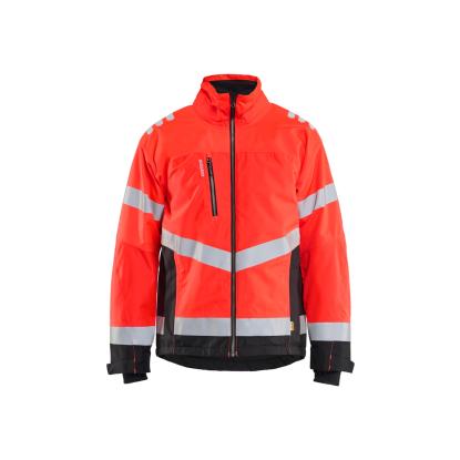 Blåkläder 4780 high vis letforet vinterjakke, hi-vis rød/sort