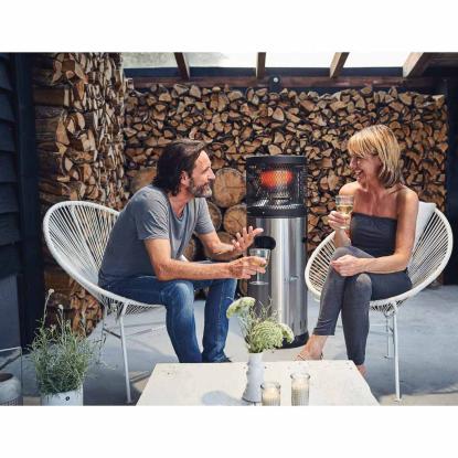 Enders Polo Plus 2.0 gas terrassevarmer, sølv - 6 kW