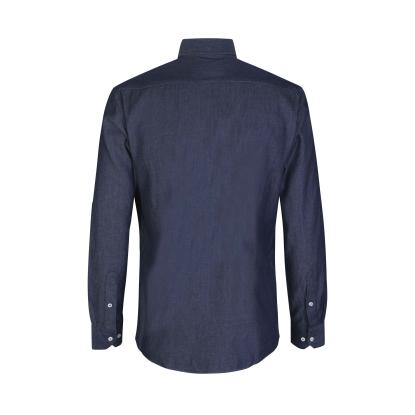 Seven Seas SS500 Soft Denim skjorte, modern, indigo
