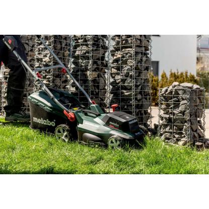 Metabo RM 36-18 LTX BL 36 plæneklipper, 36V, med 2 x 5,2 Ah batteri og lader