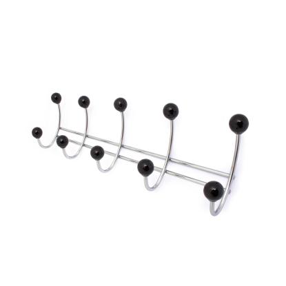 Habo Berry knagerække med 5 knager, 435 mm, sort/krom