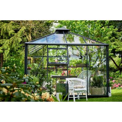 Juliana Grand Oase orangeri 13 m², antracit, 3 mm hærdet glas