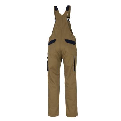 MASCOT IMAGE Milano overall med knælommer, kaki/marine
