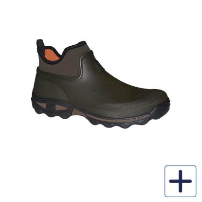 Rouchette ankelstøvle, gummi/neopren, brun