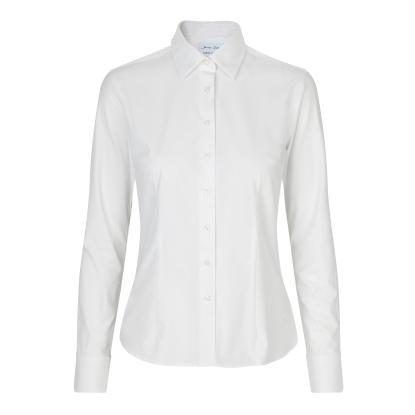 Seven Seas S52 hybridskjorte, modern, dame, hvid