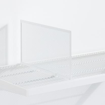 Décor+ D40 meshopdeler til trådhylde, mat hvid - 2 stk.