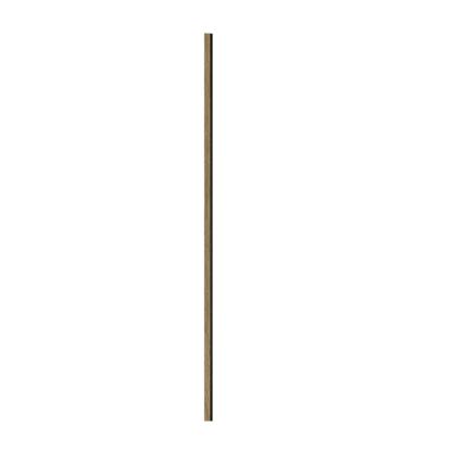 I-Wood afslutningsliste til akustikpanel, mørkebrun olieret, sort filt og lys kerne, egefiner, 16 x 42 x 2780 mm