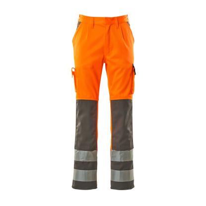MASCOT SAFE COMPETE Olinda arbejdsbukser med knælommer, hi-vis orange/antracit