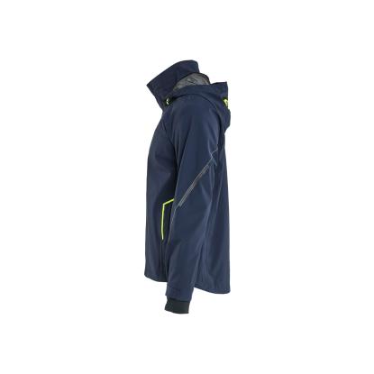 Blåkläder 4483 skaljakke 4-vejs stretch, mørk marineblå/hi-vis gul