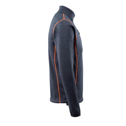 MASCOT HARDWEAR Reims striktrøje med kort lynlås, mørk marine