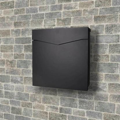 Glori ir Ko LB51 moderne postkasse, sort