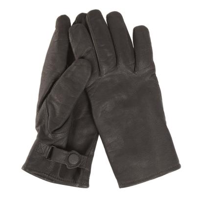 Mil-Tec læderhandsker, sort