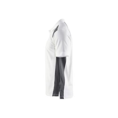 Blåkläder 3324 poloshirt, hvid/mørk grå