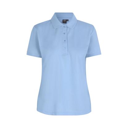 ID 0521 poloshirt, klassisk, dame, lys blå