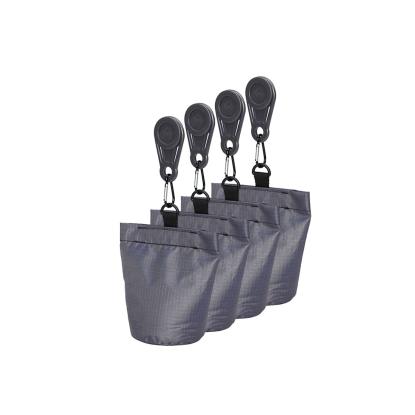 Platinum AeroCover sandposer, antracitgrå - 4 stk.