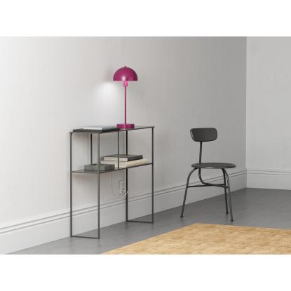 Herstal Vienda bordlampe, H50 cm, E14, rød