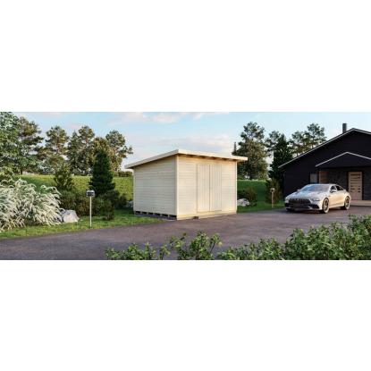 Luoman Lillevilla Valokki redskabsskur med dobbeltdør - 11,4 m²