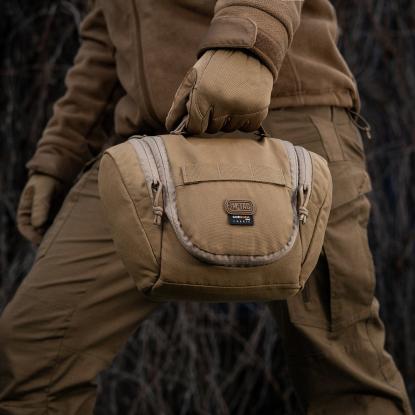 M-TAC Elite Gen. II toilettaske med spejl og ophæng, coyote