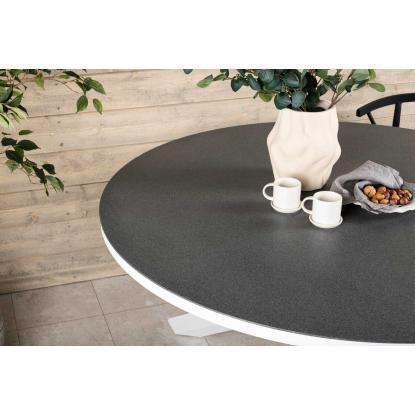 Venture Design Copacabana havebord, grå, Ø140 cm
