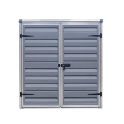 Canopia by Palram Voyager renovationsskjul, polycarbonat/aluminium, mørkegrå, 146,5 x 139 x 90 cm